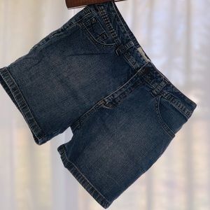 Denim shorts
